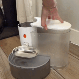 Fresh water waits in its own sealed tank